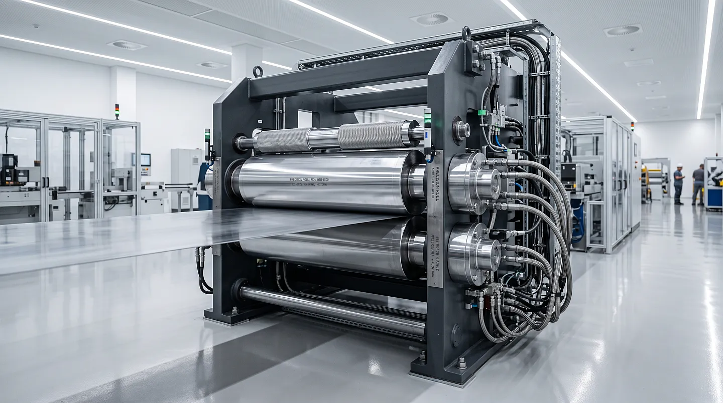 Industrielle Spezialwalze für Druck-, Präge- oder Papierprozesse